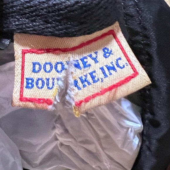 Dooney & Burke Nylon small tote bag in black - Picture 6 of 12